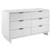 Manhattan Comfort Granville 55.07 Double Wide Dresser in White DR-5031 - alternate 2